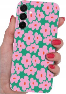 ETUI do Samsung A26 5G WZORY | WZMACNIANE CLEAR CASE + SZKŁO 9H 3
