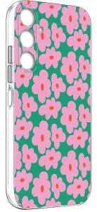 ETUI do Samsung A26 5G WZORY | WZMACNIANE CLEAR CASE + SZKŁO 9H 4
