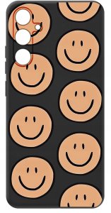 ETUI do Samsung A35 5G WZORY | SILIKONOWE MATT CASE + SZKŁO HARTOWANE 9H 3