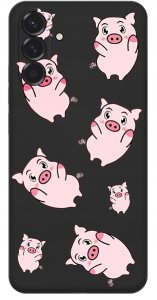 ETUI do Samsung A36 5G | WZORY | SILIKONOWE MATT CASE + SZKŁO 9H 3