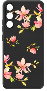 ETUI do Samsung A55 5G WZORY | SILIKONOWE MATT CASE + SZKŁO HARTOWANE 9H 3