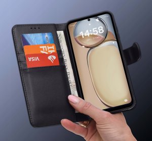 ETUI do Samsung A56 5G | SKÓRZANE PORTFEL BOOK TOKRA CLASSIC + SZKŁO 5
