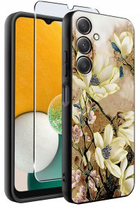 ETUI do Samsung Galaxy A13 5G CASE WZORY | SILIKONOWE MATT CASE + SZKŁO 9H 2