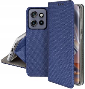 Etui do Motorola EDGE 50 Neo SMART MAGNET CASE PORTFEL + SZKŁO 9H 2