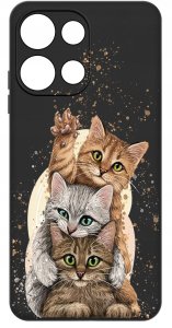 krainaGSM Etui do Motorola G75 5G | WZORY | SILIKONOWE MATT SZKŁO 9H 3