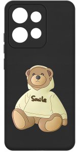 krainaGSM Etui do Motorola Moto EDGE 50 Neo Wzory | SILIKONOWE MATT CASE + SZKŁO 9H 3