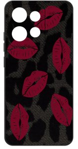 Etui do Motorola Moto EDGE 50 Neo WZORY |SILIKONOWE MATT CASE + SZKŁO 9H 3