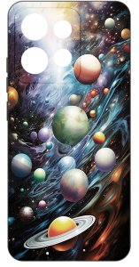 krainaGSM Etui do Motorola Moto EDGE 50 Neo Wzory | SILIKONOWE MATT CASE + SZKŁO 9H 3