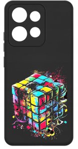 krainaGSM Etui do Motorola Moto EDGE 50 Neo WZORY SILIKONOWE MATT CASE + SZKŁO 9H 3