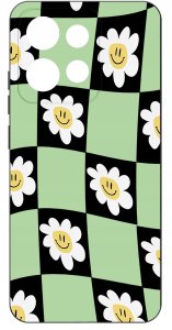 Etui do Motorola Moto EDGE 50 Neo WZORY |SILIKONOWE MATT CASE + SZKŁO 9H 3