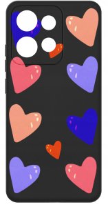 Etui do Motorola Moto EDGE 50 Neo WZORY |SILIKONOWE MATT CASE + SZKŁO 9H 3