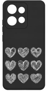 Etui do Motorola Moto EDGE 50 Neo WZORY |SILIKONOWE MATT CASE + SZKŁO 9H 3