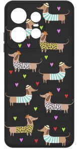 krainaGSM Etui do Motorola Moto EDGE 50 Pro WZORY |SILIKONOWE MATT CASE 3