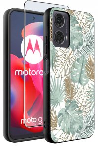 Etui do Motorola Moto G24 |G24 POWER |G04 |E14 WZORY |SILIKONOWE MATT SZKŁO 2
