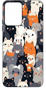 krainaGSM Etui do Motorola Moto G24 |G24 POWER |G04 |E14 WZORY |SILIKONOWE MATT SZKŁO 3