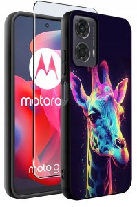 krainaGSM Etui do Motorola Moto G24 |G24 POWER |G04 |E14 WZORY |SILIKONOWE MATT SZKŁO 2