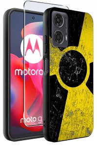 krainaGSM Etui do Motorola Moto G24 |G24 POWER |G04 |E14 WZORY |SILIKONOWE MATT SZKŁO 2