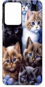 krainaGSM Etui do Motorola Moto G24 |G24 POWER |G04 |E14 WZORY |SILIKONOWE MATT SZKŁO 3