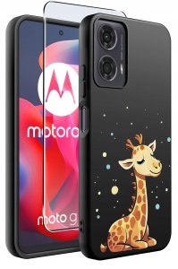 krainaGSM Etui do Motorola Moto G24 |G24 POWER |G04 |E14 WZORY |SILIKONOWE MATT SZKŁO 2