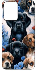 krainaGSM Etui do Motorola Moto G24 |G24 POWER |G04 |E14 WZORY |SILIKONOWE MATT SZKŁO 3