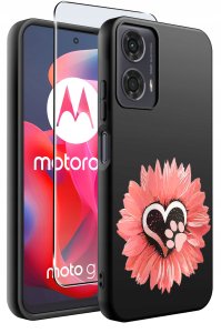 krainaGSM Etui do Motorola Moto G24 |G24 POWER |G04 |E14 WZORY |SILIKONOWE MATT SZKŁO 2
