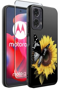 Etui do Motorola Moto G24 |G24 POWER |G04 |E14 WZORY |SILIKONOWE MATT SZKŁO 2