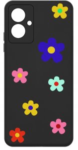 krainaGSM Etui do Motorola Moto G55 5G WZORY |SILIKONOWE MATT CASE + SZKŁO 9H 3