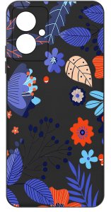 krainaGSM Etui do Motorola Moto G55 5G WZORY |SILIKONOWE MATT CASE + SZKŁO 9H 3