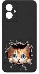 krainaGSM Etui do Motorola Moto G55 5G WZORY |SILIKONOWE MATT CASE + SZKŁO 9H 3