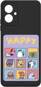 Etui do Motorola Moto G55 5G WZORY |SILIKONOWE MATT CASE + SZKŁO 9H 3