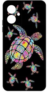 krainaGSM Etui do Motorola Moto G55 5G WZORY |SILIKONOWE MATT CASE + SZKŁO 9H 3
