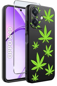 krainaGSM Etui do Oppo A40 | A40M | WZORY | SILIKONOWE MATT SZKŁO 9H 2