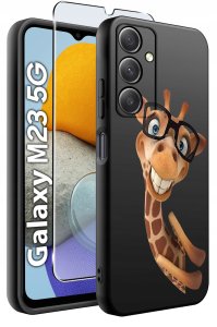 ETUI do Samsung Galaxy M23 5G WZORY |SILIKONOWE MATT CASE + SZKŁO 9H 2