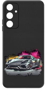 ETUI do Samsung Galaxy M23 5G WZORY |SILIKONOWE MATT CASE + SZKŁO 9H 3