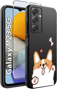 ETUI do Samsung Galaxy M23 5G WZORY |SILIKONOWE MATT CASE + SZKŁO 9H 2