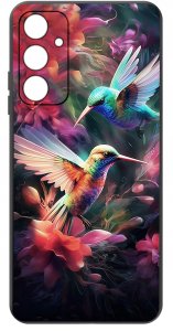 ETUI do Samsung Galaxy M23 5G WZORY |SILIKONOWE MATT CASE + SZKŁO 9H 3