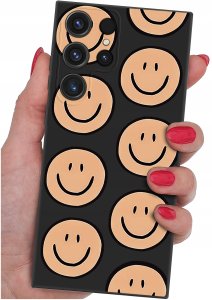 ETUI do Samsung Galaxy S24 Ultra | WZORY | SILIKONOWE MATT CASE + SZKŁO 9H 2