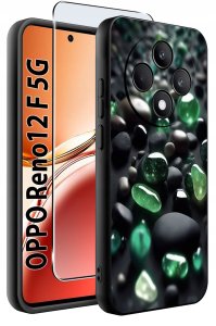krainaGSM Etui do Oppo Reno 12 F 5G | 12 FS 5G SZKŁO 9H 2