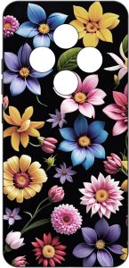 Etui do Oppo Reno 12 F 5G | 12 FS 5G WZORY |SILIKONOWE MATT CASE + SZKŁO 9H 4