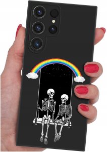 ETUI do Samsung Galaxy S25 Ultra WZORY | SILIKONOWE MATT CASE + SZKŁO 9H 2