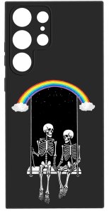 ETUI do Samsung Galaxy S25 Ultra WZORY | SILIKONOWE MATT CASE + SZKŁO 9H 3