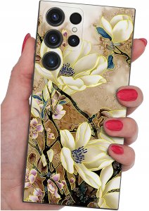 ETUI do Samsung Galaxy S25 Ultra WZORY | SILIKONOWE MATT CASE + SZKŁO 9H 2