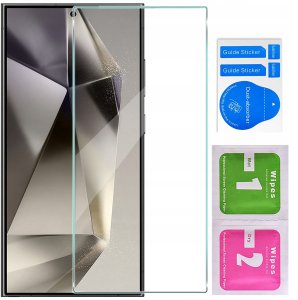 ETUI do Samsung Galaxy S25 Ultra WZORY | SILIKONOWE MATT CASE + SZKŁO 9H 4