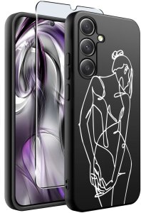 ETUI do Samsung S25+ Plus | WZORY | SILIKONOWE MATT CASE + SZKŁO 9H 2