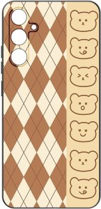 krainaGSM ETUI do S25+ Plus | WZORY | SILIKONOWE MATT CASE + SZKŁO 9H 4