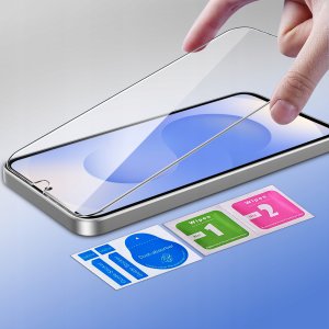 krainaGSM ETUI do Samsung S25+ Plus | wzory | SILIKONOWE MATT CASE + SZKŁO 9H 3