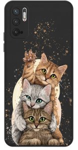 ETUI do Xiaomi Redmi Note 10 5G | WZORY | SILIKONOWE MATT CASE + SZKŁO 9H 3