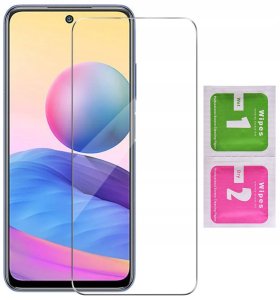 krainaGSM ETUI do Xiaomi Redmi Note 10 5G SILIKONOWE MATT CASE + SZKŁO 9H 4