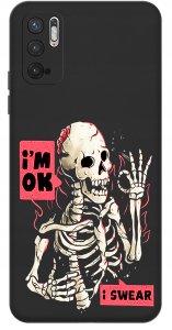 krainaGSM ETUI do Xiaomi Redmi Note 10 5G SILIKONOWE MATT CASE + SZKŁO 9H 3
