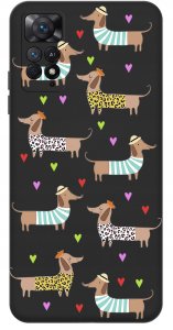 ETUI do Xiaomi Redmi Note 11 Pro | WZORY | SILIKONOWE MATT CASE + SZKŁO 9H 3